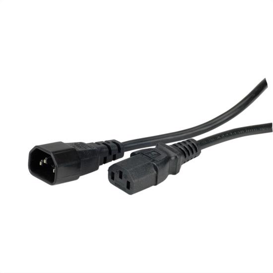 Picture of Secomp Value Monitor/UPS Power Kabl, IEC 320 C14 - C13, black, 0.5m
