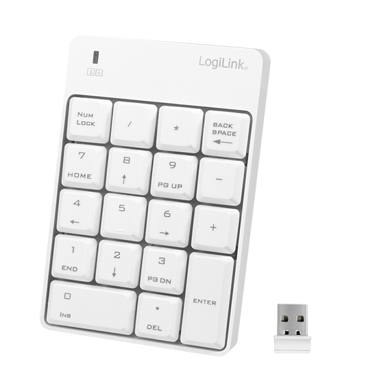 Picture of Logilink numpad BT numerička tastatura bela