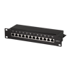 Picture of Logilink patch panel 10"  Cat6,  STP, 12 port shielded