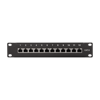 Picture of Logilink patch panel 10"  Cat6,  STP, 12 port shielded