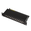 Picture of Logilink patch panel 10"  Cat6,  STP, 12 port shielded