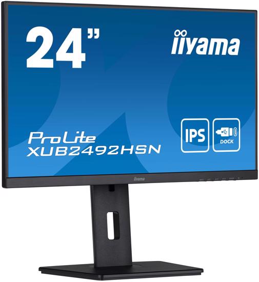Picture of IIYAMA Prolite 23.8" USB HUB, USB-C Dock, LAN