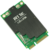 Picture of MikroTik R11e-2HnD, 802.11b/g/n miniPCI-e card, 2x u.fl