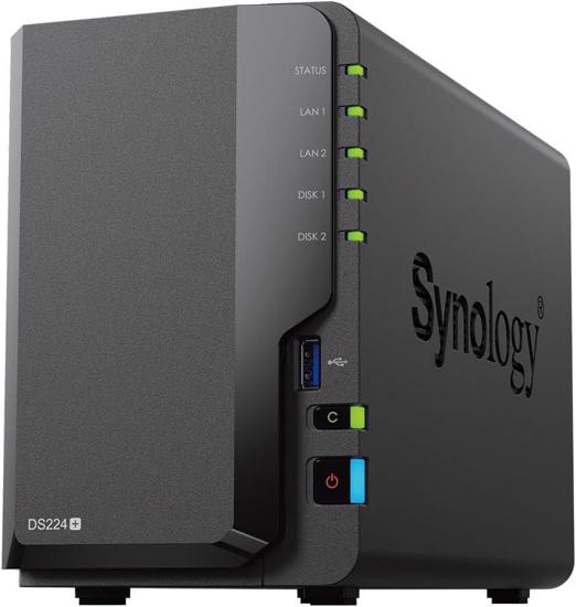 Picture of NAS Synology DS224+, DiskStation+ serija, 2HDD, 2LAN, 2USB