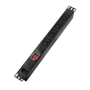 Slika Logilink PDU 230V 8 - C13 1 osigurač on/off bez napojnog kabla