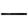 Picture of Logilink PDU 8 x C13, prekidač i prenaponska zaštita, bez napojnog kabla