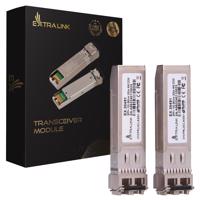 Picture of Extralink SFP+ 10G 2-pack | SFP+ Module | 10Gbps, 850 nm, 300m , multi mode