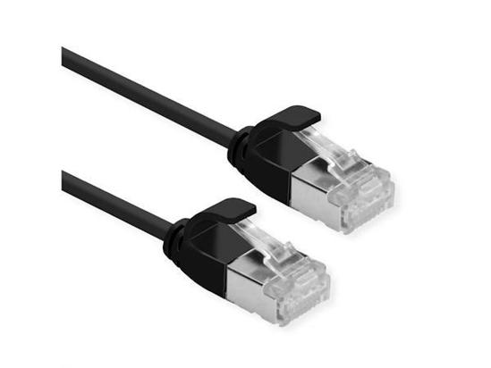 Picture of Secomp Roline U/FTP Data Center PatchCord 6A Slim LSOH crni 0.15m