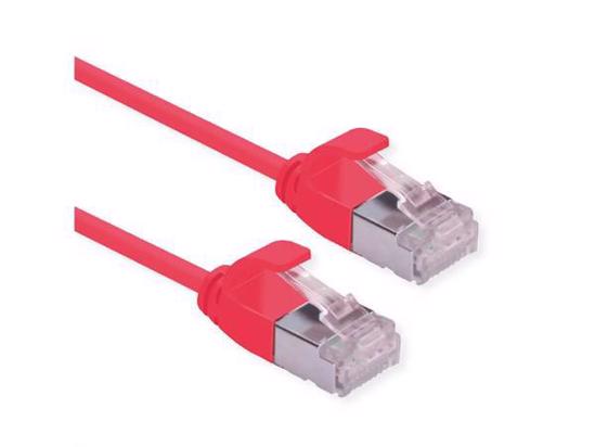 Picture of Secomp Roline U/FTP Data Center PatchCord 6A Slim LSOH crveni 0.15m