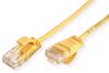 Picture of Secomp Roline UTP Data Center PatchCord, SLIM, Cat6A/Cl.EA, LSOH, yellow, 0.15m