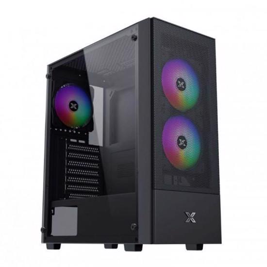 Picture of Xigmatek Hero II Air 3F crno kućište, ATX, USB 3.0x1 & USB 2.0x2, 3 ventilatora ( 2 napred ,1 nazad )
