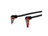 Picture of ROLINE 360° Rotation USB 2.0 Cable, Type C - A, M/M, 60W, Red Black, 2 m