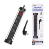 Picture of Logilink produžni kabl 4 mesta, 1 x USB A, 1 x USB C,  prekidač, stalak, 1.5m, aluminium