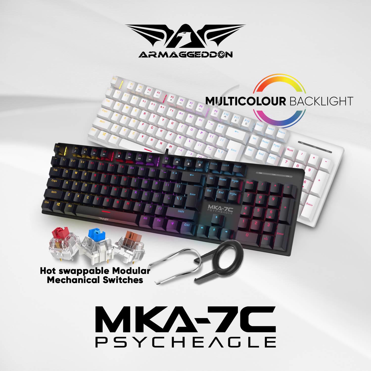 ARMAGGEDDON MKA-7C (2024) White Linear - Online prodaja računara ...