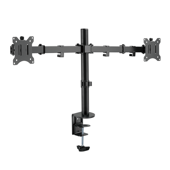 Picture of Logilink nosač za 2 monitora, 17-32", čelik, 360°, VESA 75 i 100