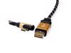 Picture of Secomp Roline Gold USB2.0 Reversibile type C - A, pod uglom 90, M/M 3.0m