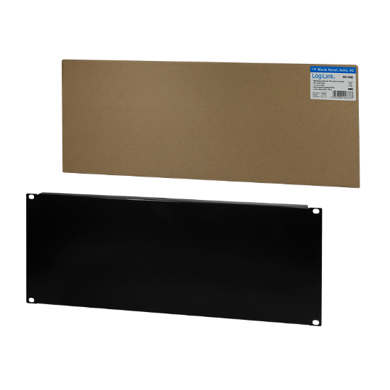 Slika LogiLink 19" Solid Blank Panel 4U, black
