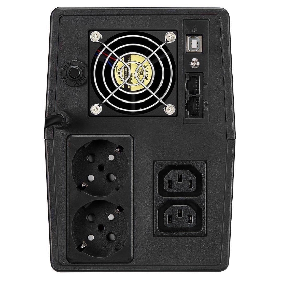 Slika FSP UPS line interactive iFP 2000VA,1200W, šuko x2+IEC x2, 12V/9Ahx2, LCD, PPF12A1607