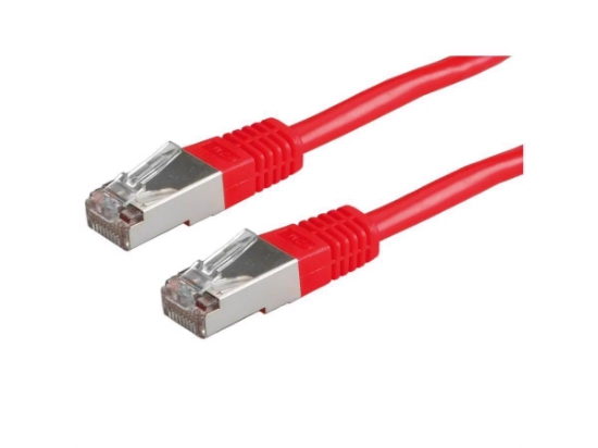 Slika Secomp Value S/FTP (PiMF) PatchCord Cat6/Cl.E, crvena 3.0m