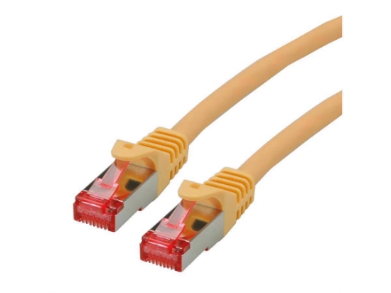 Slika Secomp Roline S/FTP (PiMF) PatchCord Cat6A/CompLv, LSOH, žuta, 1.0m