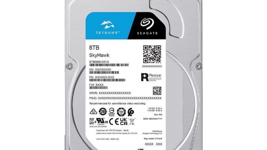 Slika Seagate HDD SkyHawk Surveillance 3.5'' 8TB SATA 6Gb/s rpm 5400