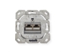 Slika Secomp Value Cat6A/Cl.EA Flush WallMount Jack STP horizontalni beli