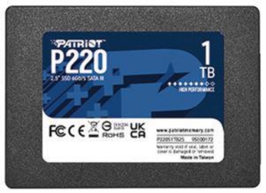 Slika 1TB Patriot SSD P220 SATA 3 2,5" P220S1TB25