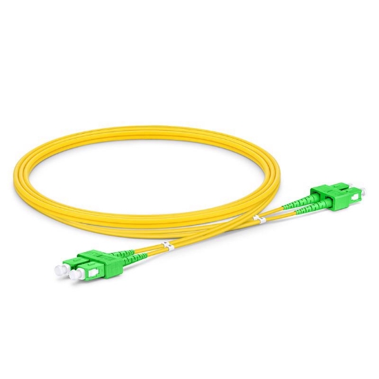 Slika LanPlus Patchcord SC/APC-SC/APC SM G.657.A1, Duplex 3.0mm 5.0m