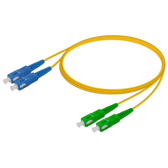 Slika LanPlus Patchcord SC/APC-SC/UPC, SM G.657.A1, Duplex 3.0mm 3.0m
