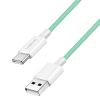 Slika Logilink USB 2.0 Type C cable, C/M na USB - A/M, zelena, 1.0m