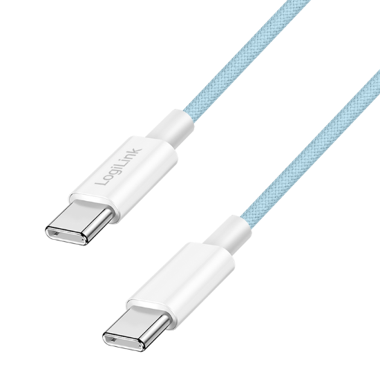 Slika Logilink USB 2.0 Type C - C, M/M, plava, 1.0m