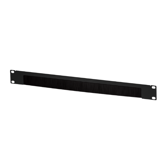 Slika Logilink 19" blank panel 1U sa četkicama, crna