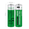 Slika Logilink punjiva baterija AA 1.5V 1850 mAh / 2775 mWh, type c, 2 kom