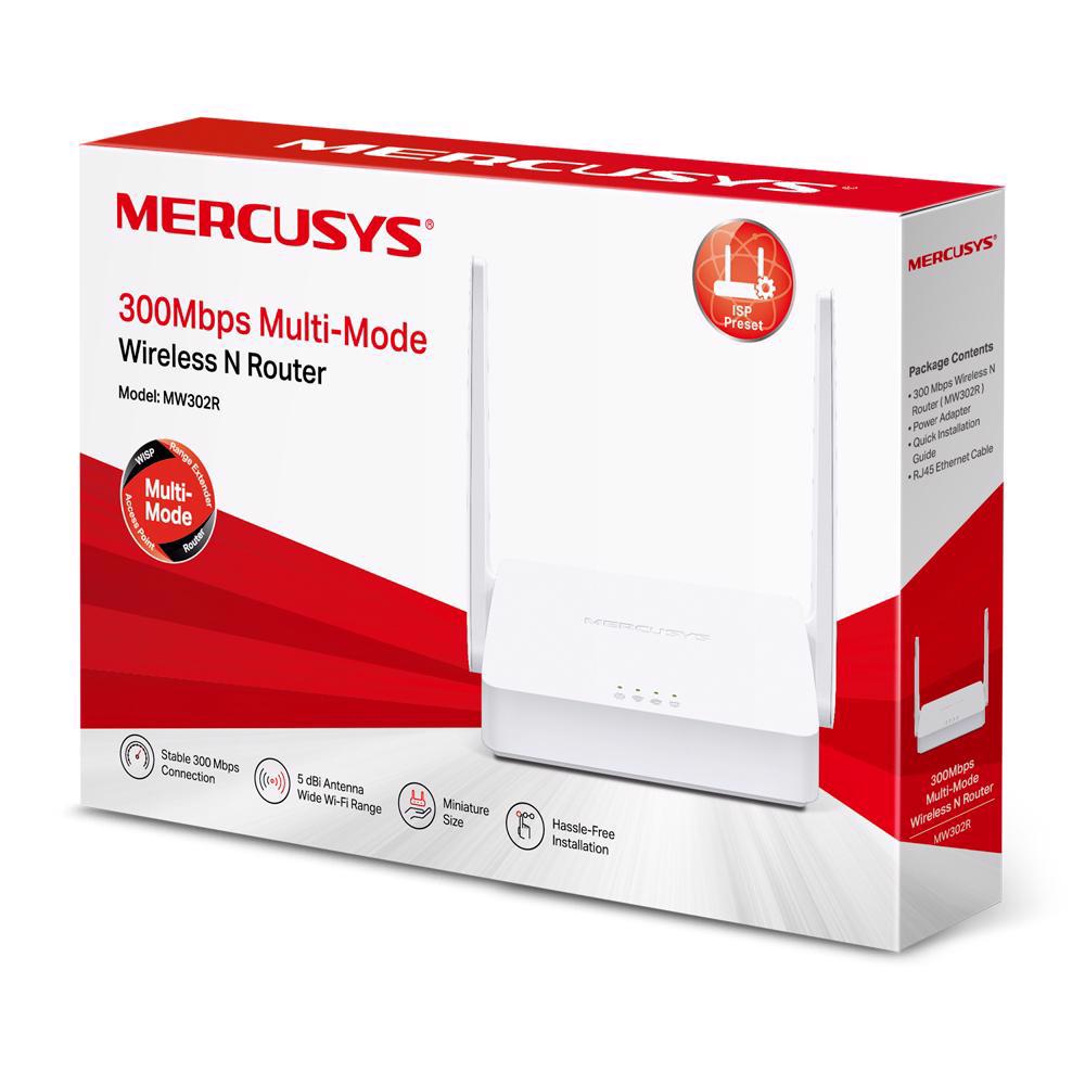 LAN Ruter Mercusys MW302R Wirwless N 300Mbps