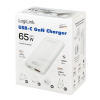 Slika Logilink putni punjač sa dva USB GaN porta, tri adaptera EU / UK / AU, 65 W, slim