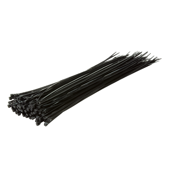 Slika LogiLink Vezice 100 kom,  400 x 4.4mm, crna