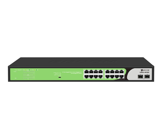 Slika Bdcom switch S1500-16P2ES-H, 2x PoE++ port, 14x PoE+ port, 2x 2.5G port