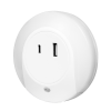 Slika USB utičnica LED noćno svetlo sa senzorom noć / dan Logilink