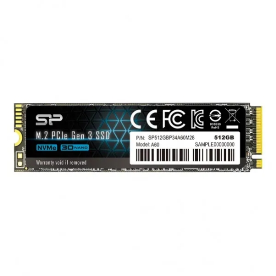 Slika SSD m.2 Silicon Power A60 Gen 3 512GB, SP512GBP34A60M28