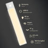 Slika LED ugradna svetiljka sa senzorom pokreta, ultra tanka, 20cm, bela Logilink