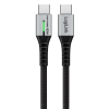 Slika Logilink USB 2.0 Type C/M - C/M, E mark, 100W, LED, crni, 1m