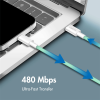 Slika Logilink USB 2.0 Type C - C, M/M, zelena, 1.0m
