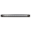 Slika Logilink 19'' Patch Panel 1U, 24, prazan, sa nosačem kabla i uzemljenjem