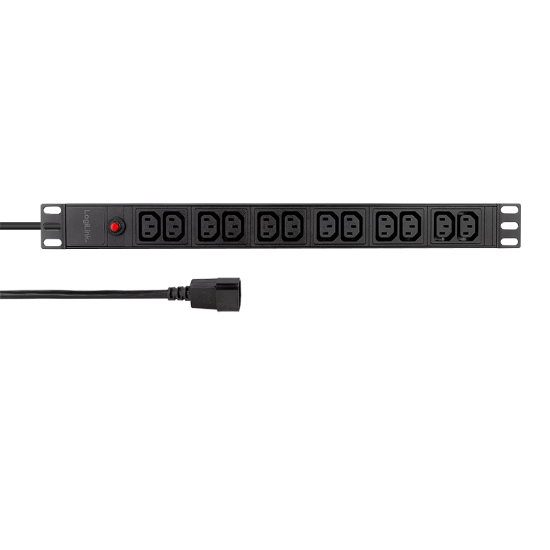 Slika Logilink PDU 12 x C13, konektor C14, prenaponska zaštita