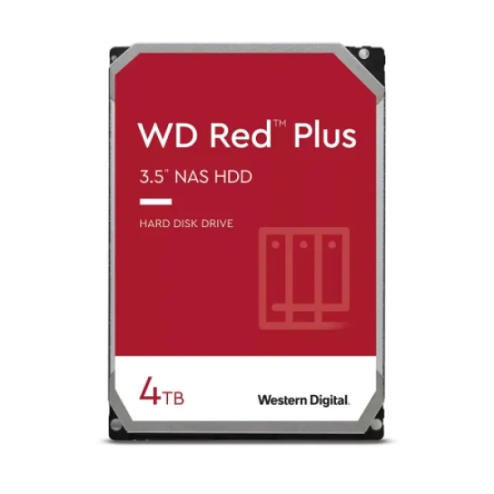 Slika WD 3.5 SATA 4TB RED PLUS 256MB 5400RPM SATA 6Gb 3,5",  WD40EFPX
