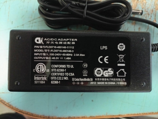 Slika MikroTik 48POW 48V 1.46A PS